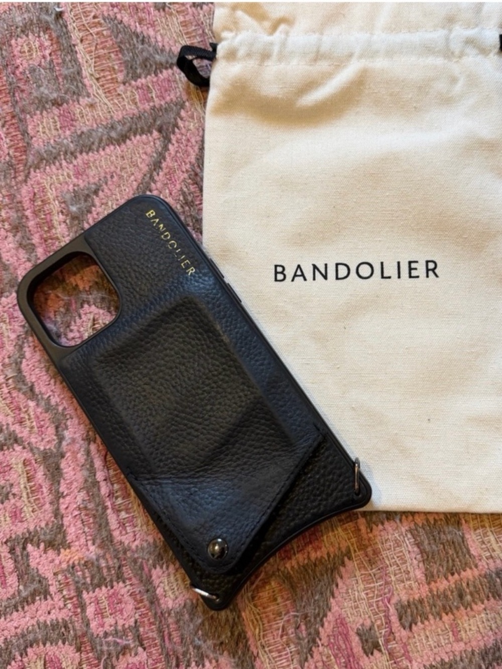 Bandolier Leather iPhone Case – iPhone 12 Pro Max (Wallet Case)